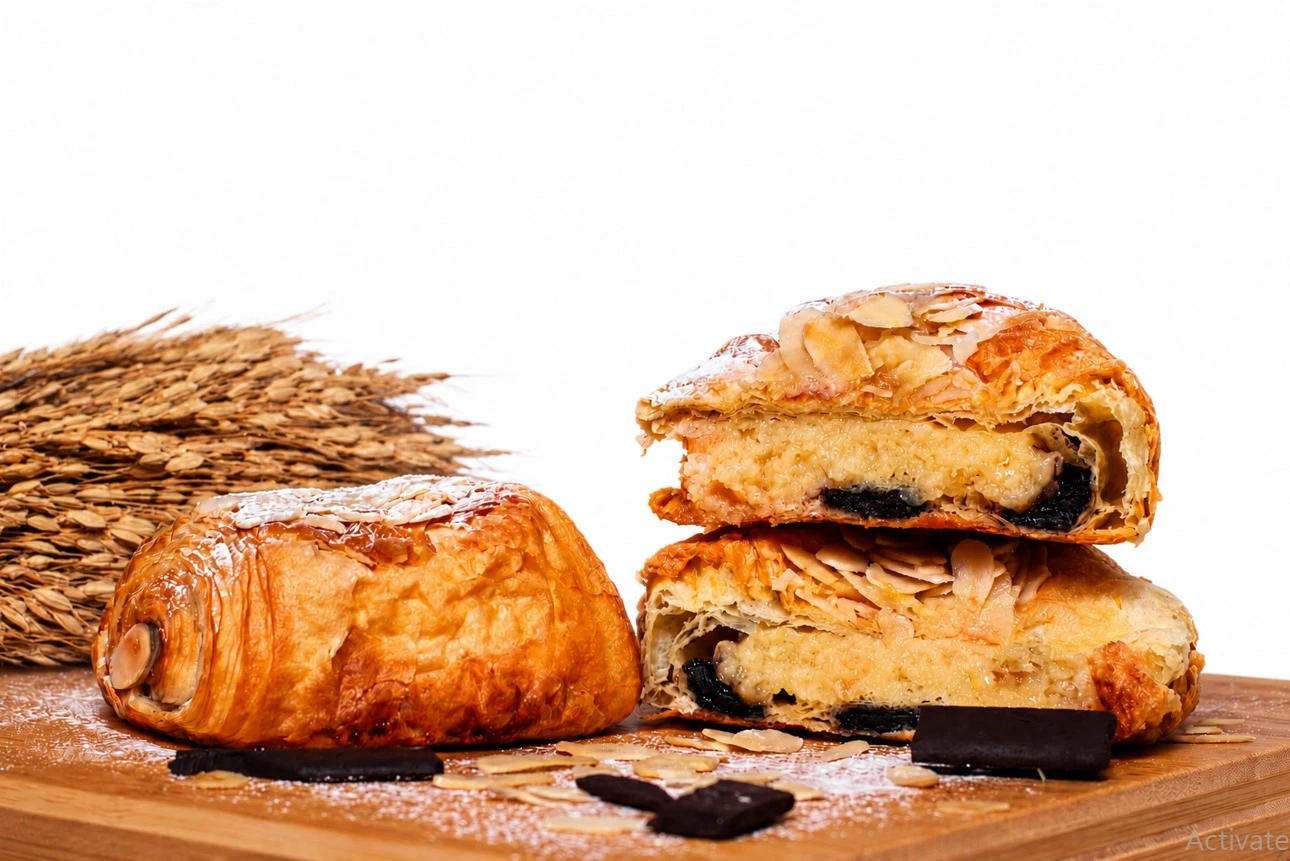 Almond Pain Au Chocolate - Chocolate Pastry - Almond Chocollate Pastry