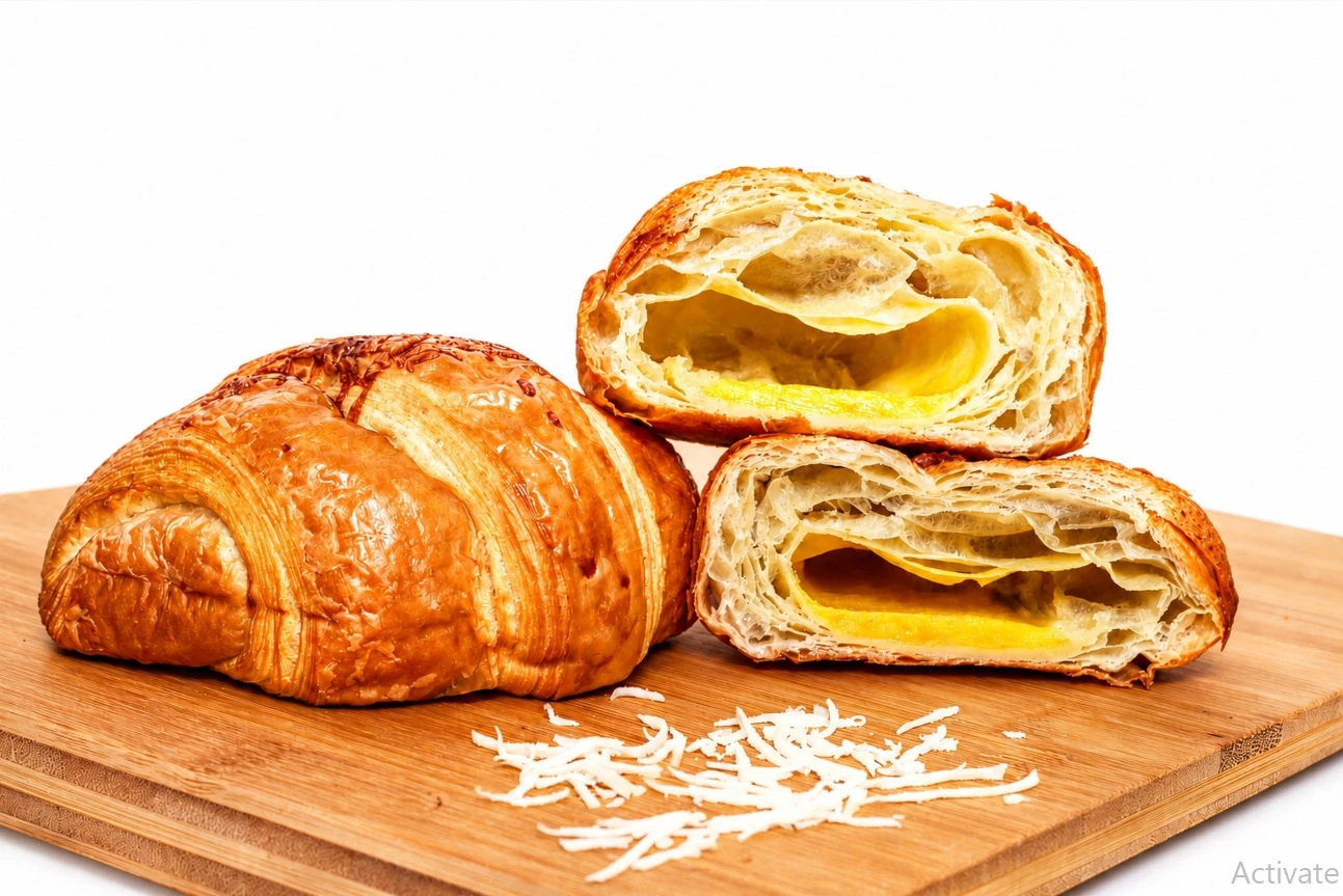 Triplecheese Croissant -Croissant Keju - Cheese Croissant - Keju Croissant